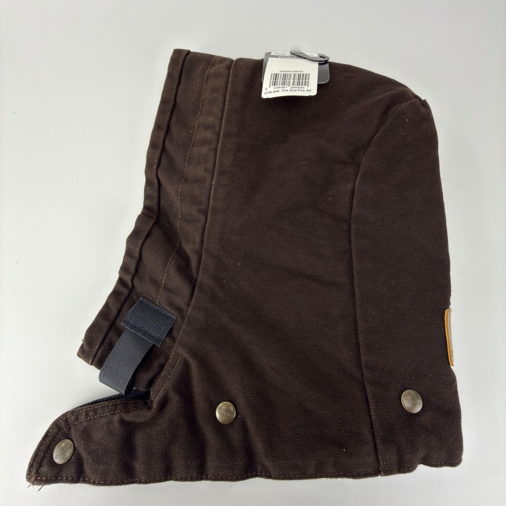 Carhartt Replacement Detachable Hood Lined Mens OS A148 DKB Dark Brown NWT NOS